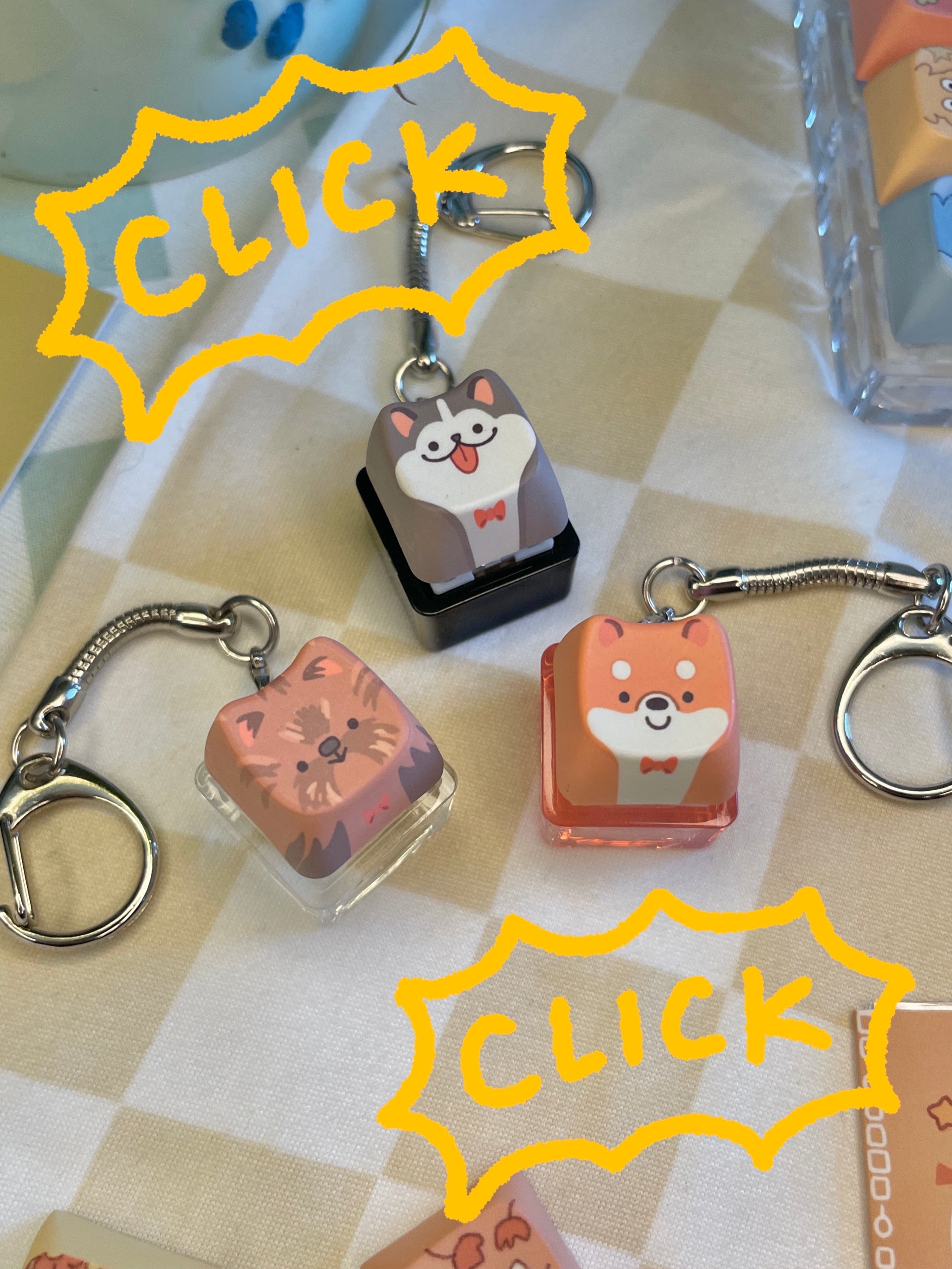 clicky keycaps