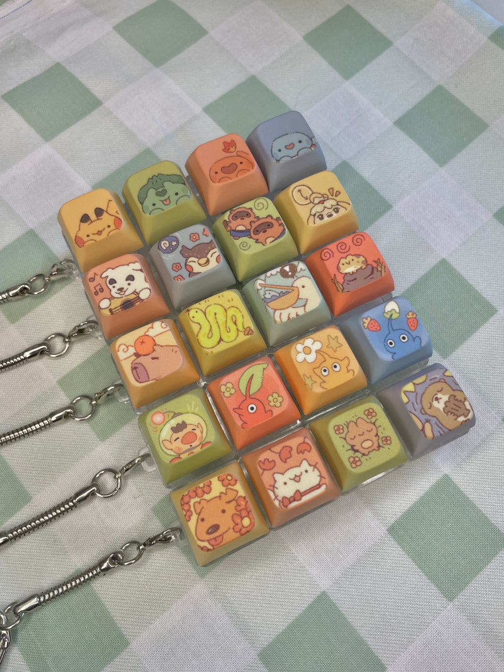 Animal Crossing Clicky Keychain