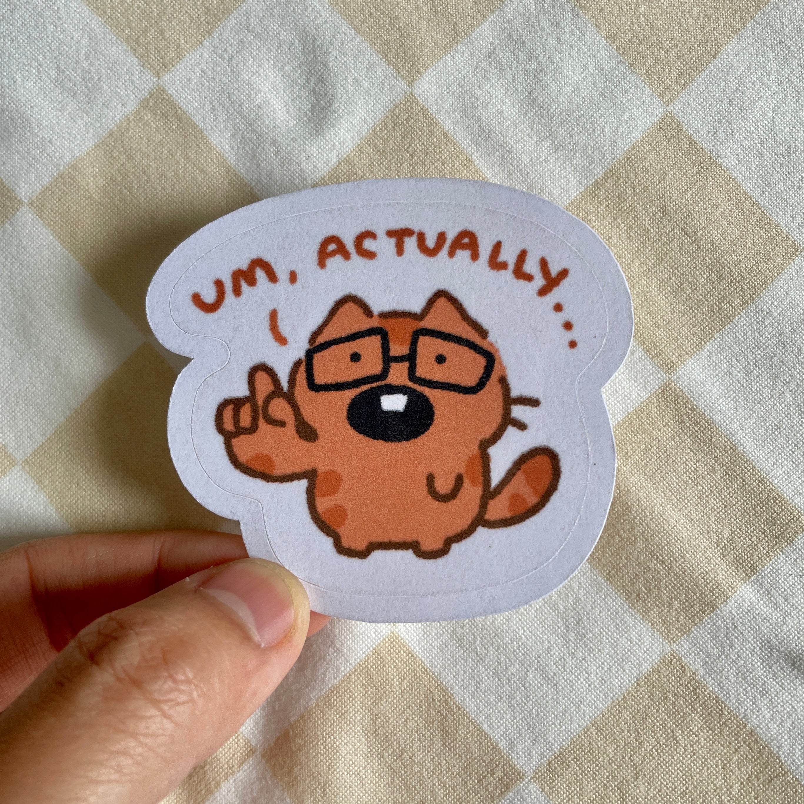 Um Actually Sticker