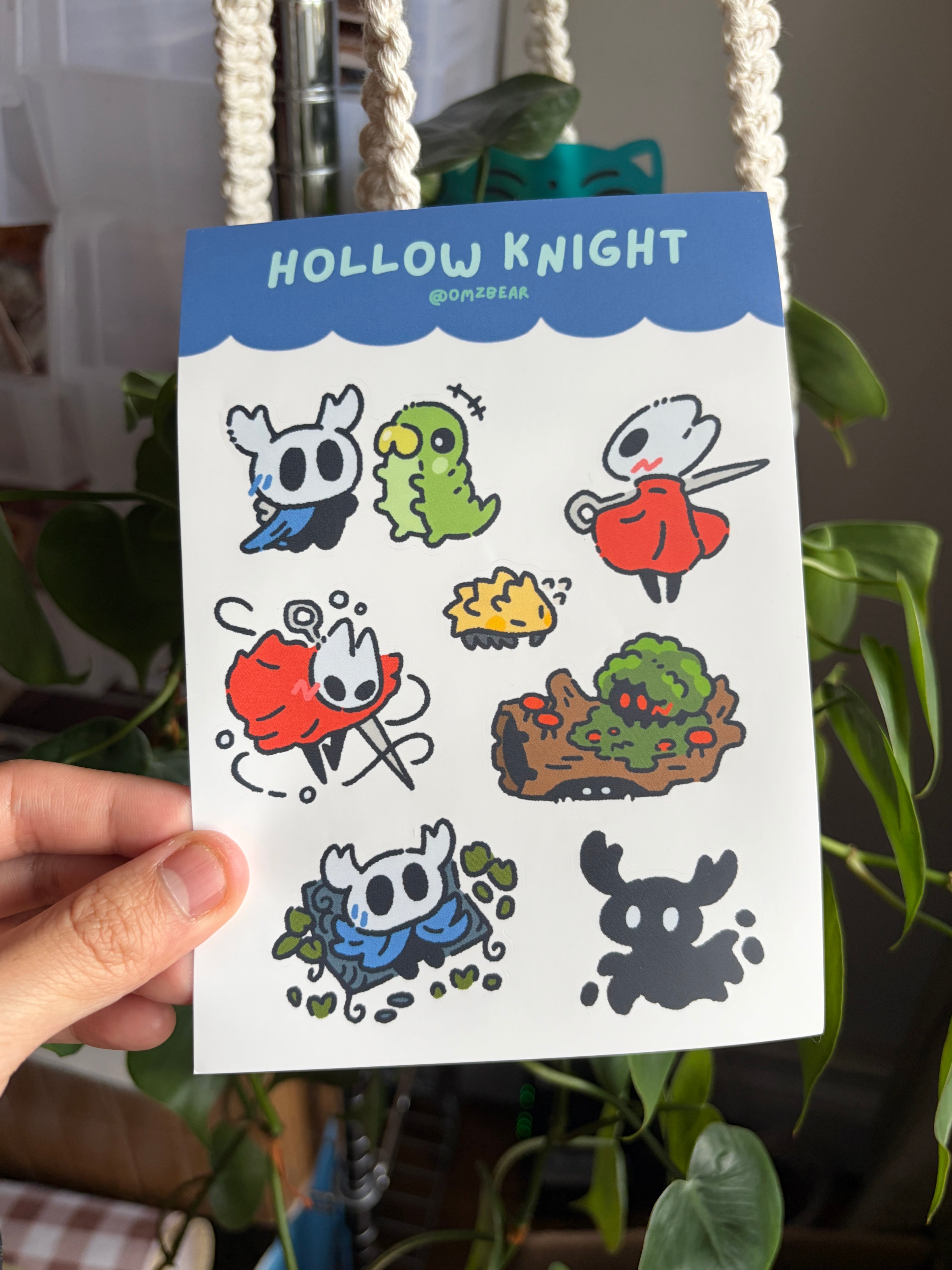 Hollow Knight Sticker Sheet
