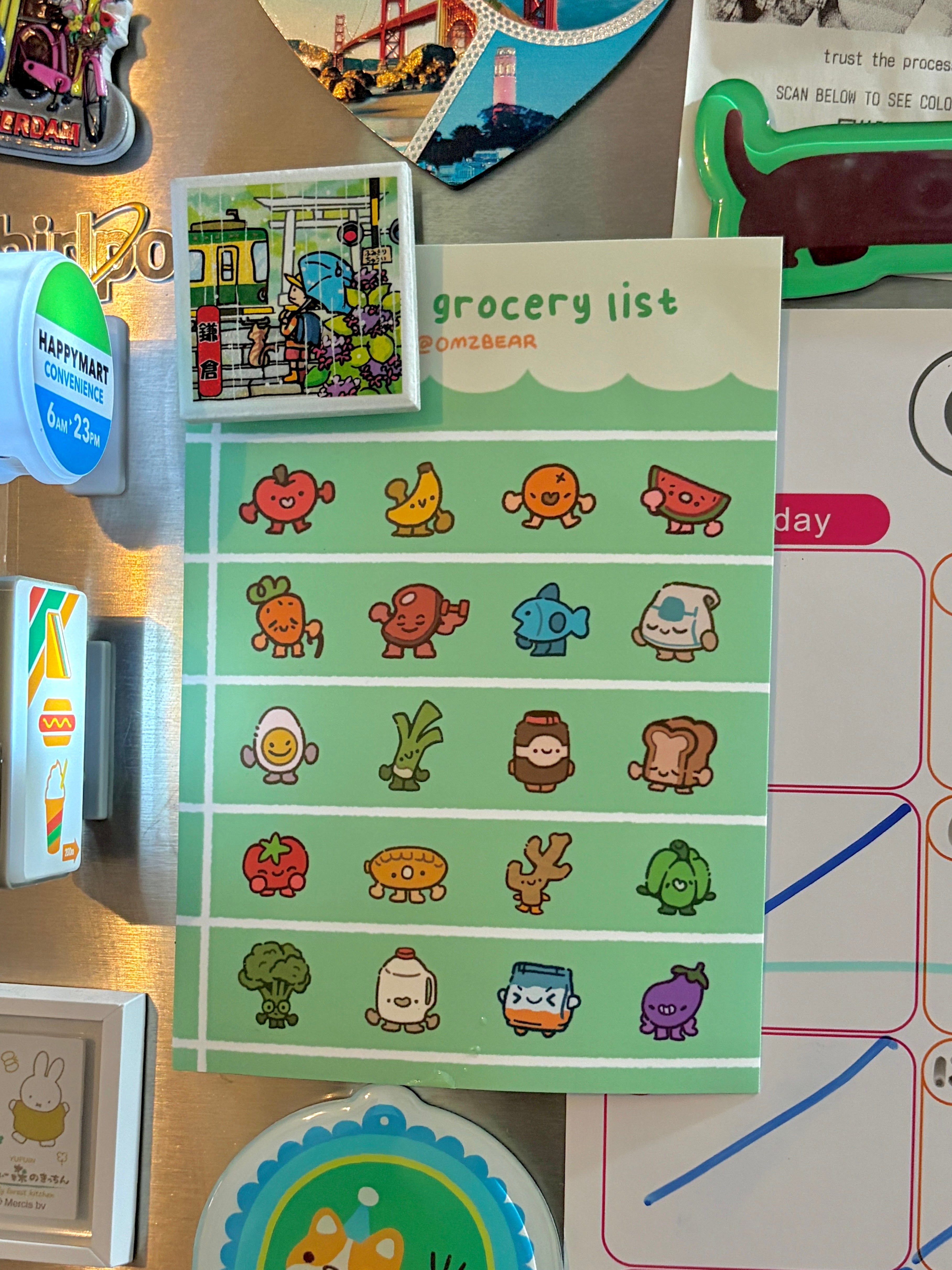 Grocery Sticker Sheet