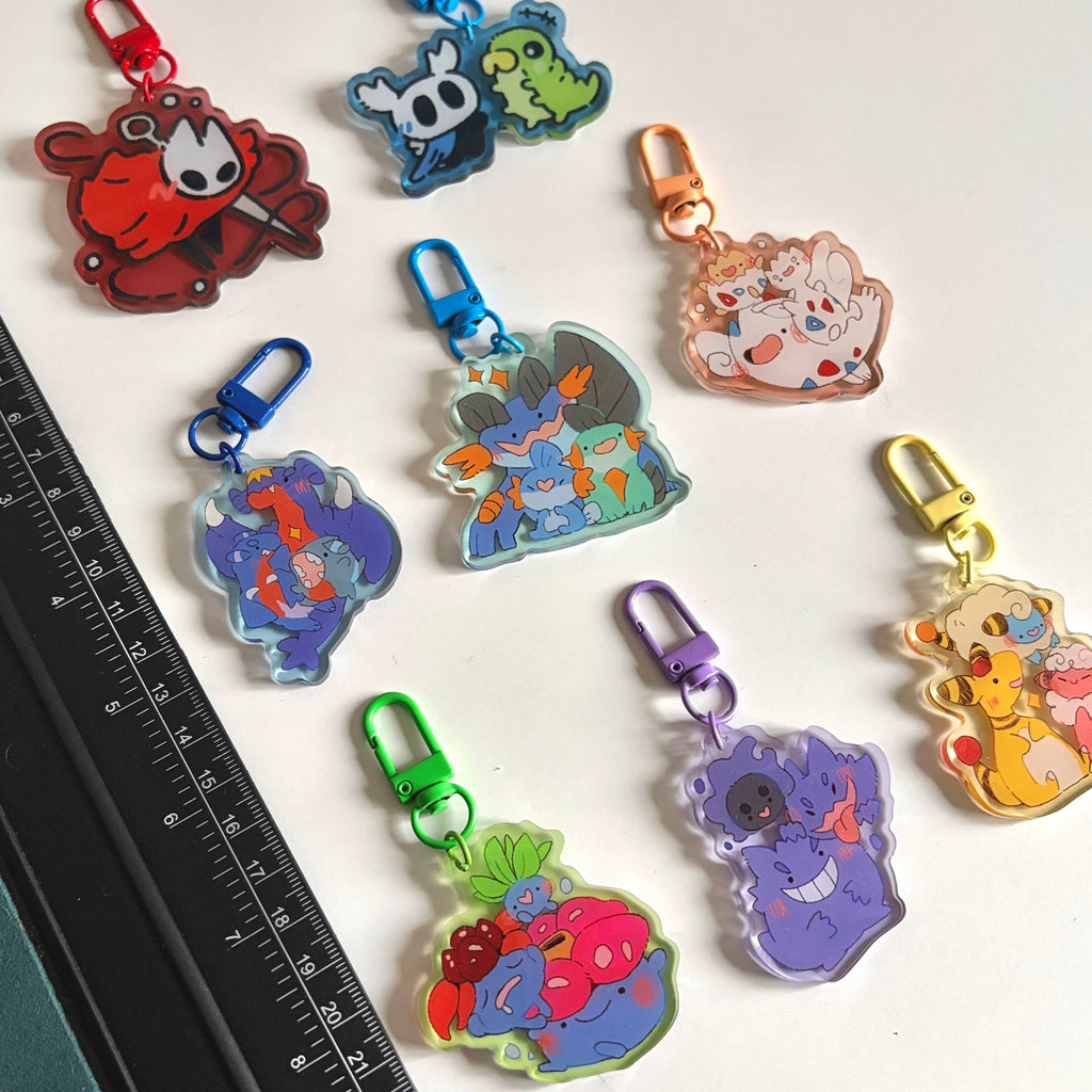 Mini Pokemon Keychain