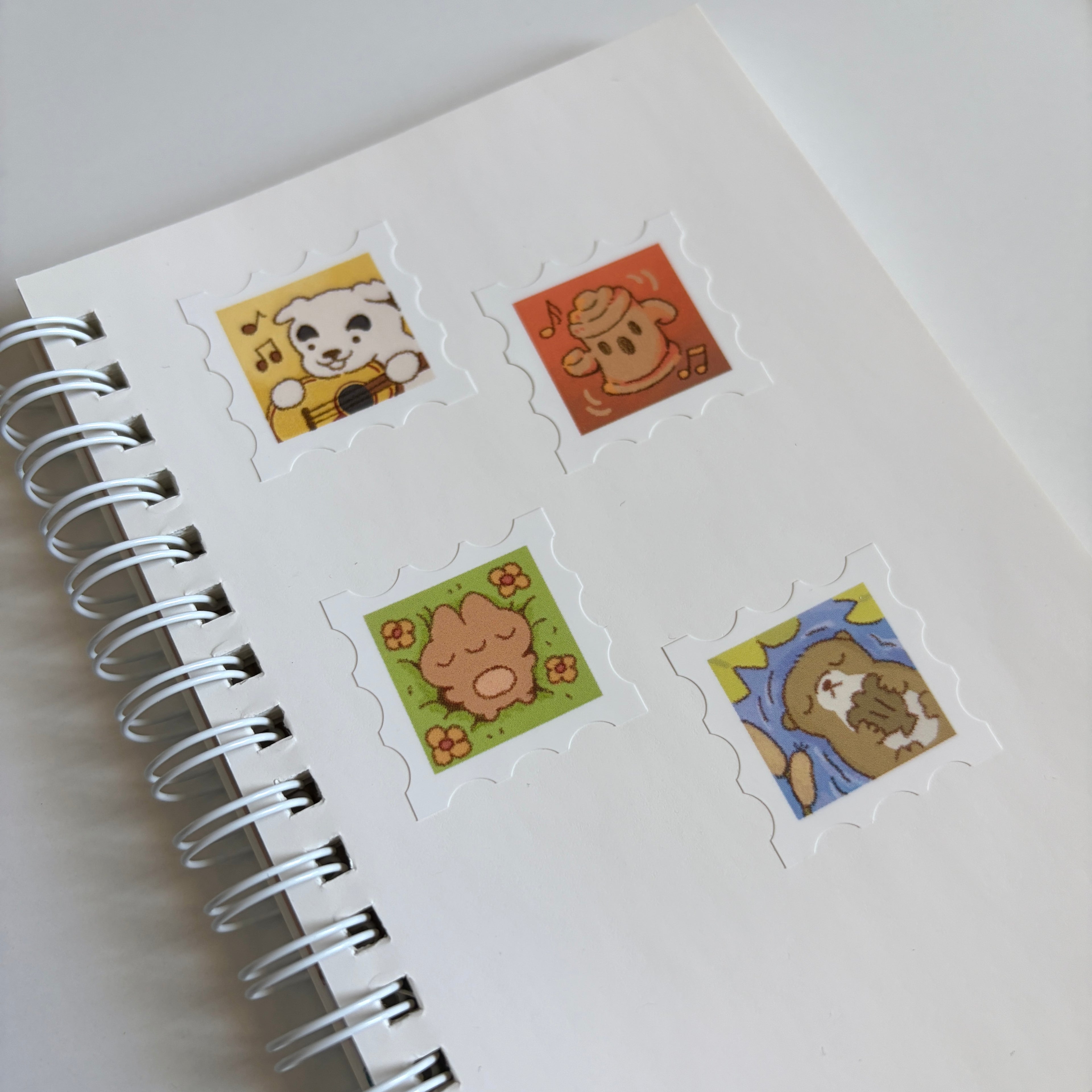 Animal Stamp Sticker Sheet