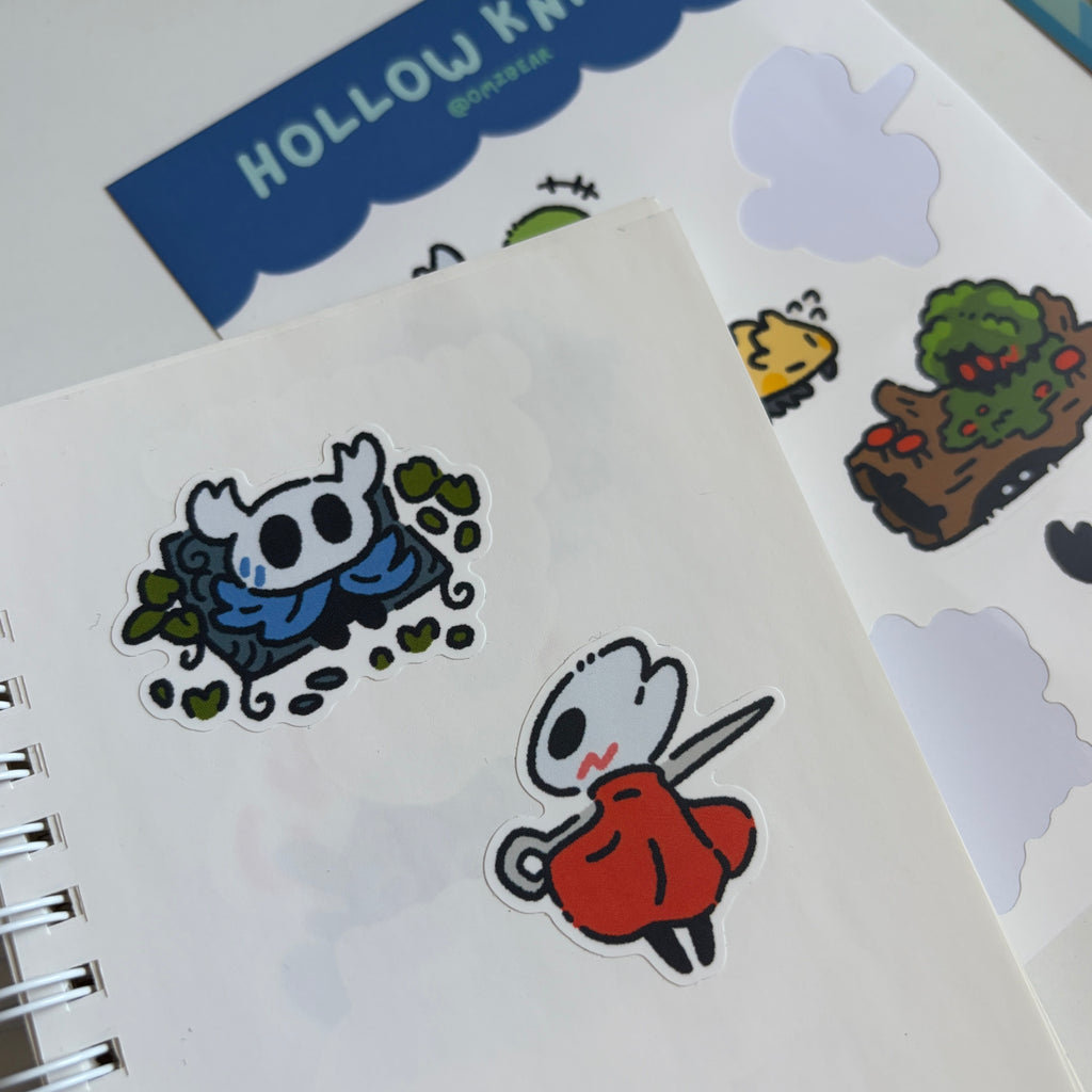 Hollow Knight Sticker Sheet
