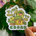 Time to Croak Sticker