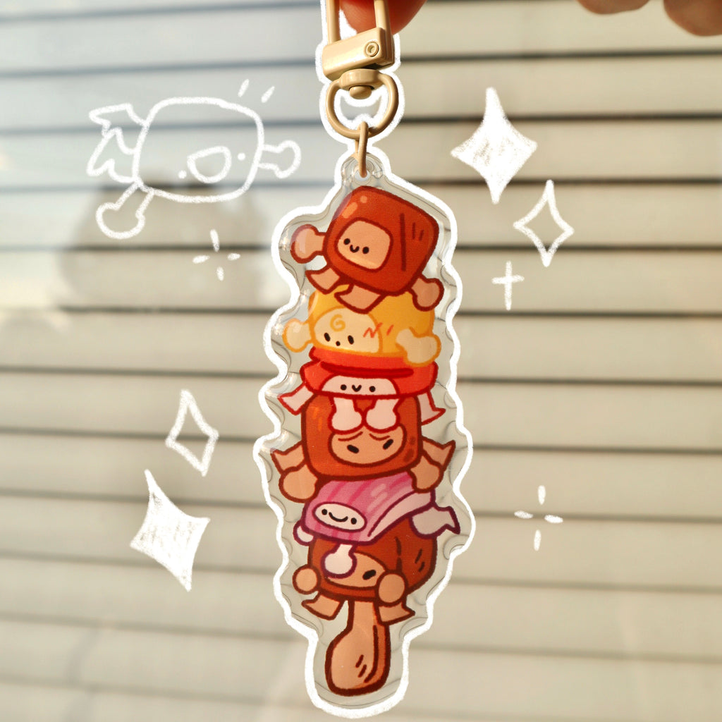 Skewer Acrylic Keychain
