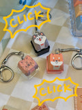 Dog Single Clicky Keychain