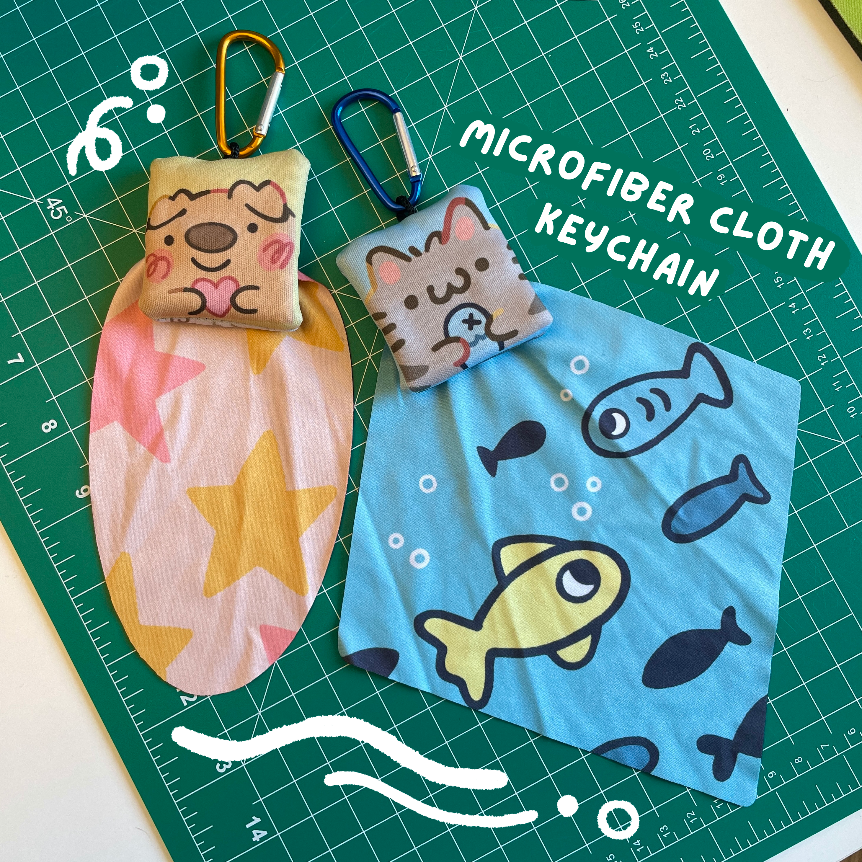 Microfiber Cloth Keychain