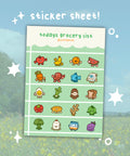 Grocery Sticker Sheet