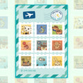 Animal Crossing Stamp Sticker Sheet