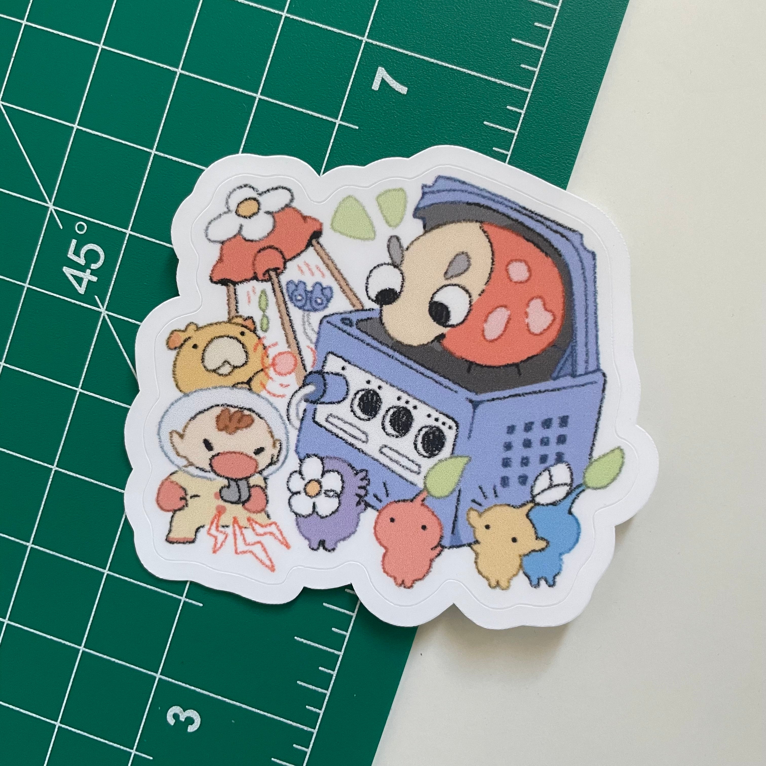 Pikmin Game Sticker